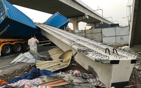 Nhiều đơn vị rút kinh nghiệm vụ dầm cầu vượt Suối Tiên rơi