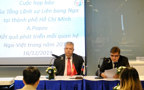 Nga cam kết tăng cường hoạt động trên thềm lục địa Việt Nam