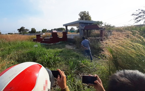 Một số vật được phát hiện trong đống tro ở Củ Chi là xương người