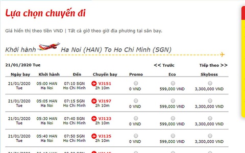 Chóng mặt với tốc độ mua vé 0 đồng