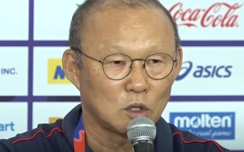 HLV Park Hang Seo: 'Sẽ là trận đấu cuối cùng của tôi trong năm 2019 và tôi muốn...'