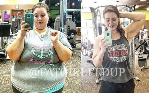 Giảm cân được 141kg, trở thành ngôi sao trên mạng