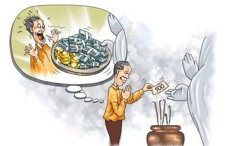 'Đút lót' thánh thần