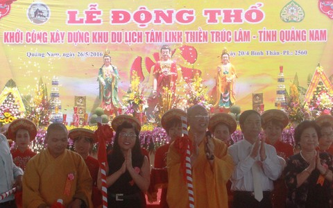 Ba Vàng từng khởi công xây chùa ở Quảng Nam rồi… mất hút