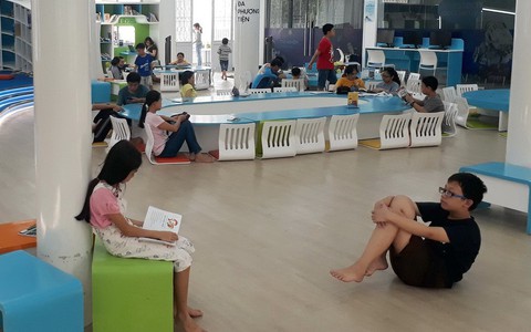 Những thư viện 'mở' níu chân học sinh