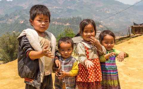 Nhiều trẻ vùng cao không biết sữa là gì
