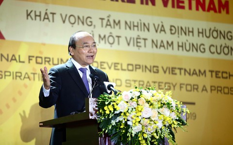 Thủ tướng: Công nghệ là cơ hội để Việt Nam thoát bẫy thu nhập trung bình