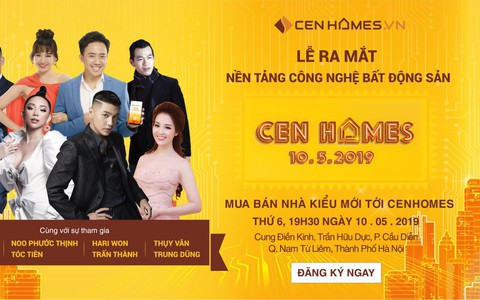 Nhận quà công nghệ cùng lễ ra mắt CenHomes