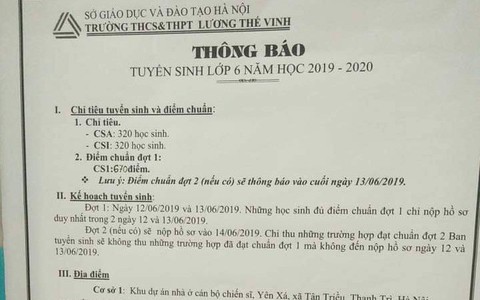 Trường nâng điểm chuẩn, thí sinh trúng tuyển thành trượt chỉ sau một đêm