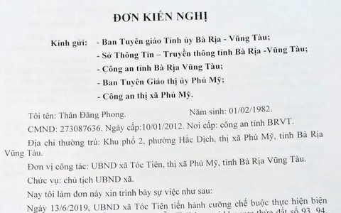 Bị xúc phạm, chủ tịch xã kiến nghị xử lý chủ tịch Tập đoàn địa ốc Alibaba