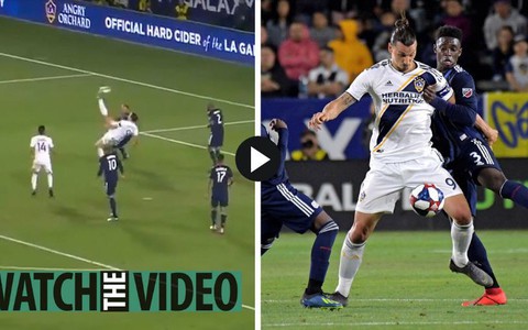 Video Ibrahimovic gây sốt với siêu phẩm 'xe đạp chổng ngược'