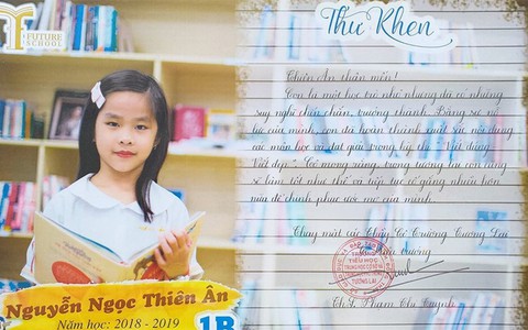 Trường thay giấy khen bằng thư khen khiến học trò, cha mẹ rưng rưng
