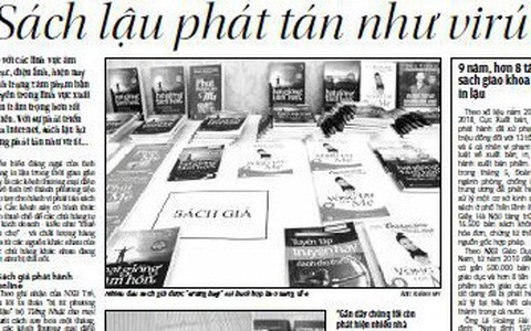 Sách giả vẫn nhức nhối