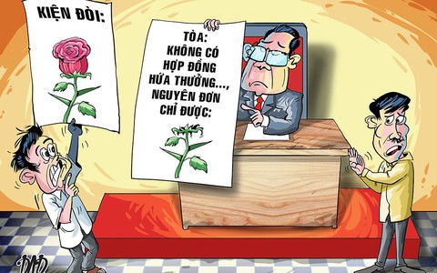 Kiện ra tòa đòi… 'tiền cò'