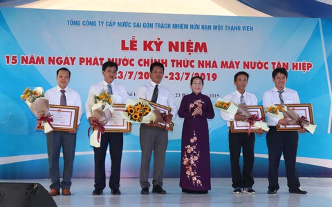 Nhà máy nước Tân Hiệp kỷ niệm 15 năm ngày phát nước