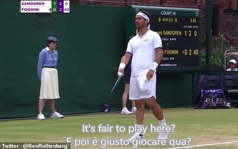 Phát ngôn muốn 'bom nổ Wimbledon', Fognini đối mặt với án phạt