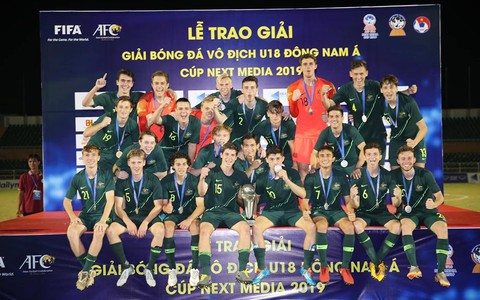 Úc lần thứ 5 đăng quang Giải U18 Đông Nam Á