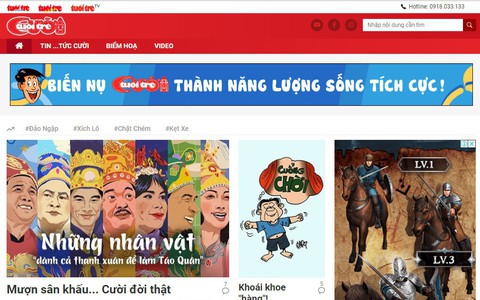 Tuổi Trẻ Cười Online xuất hiện
