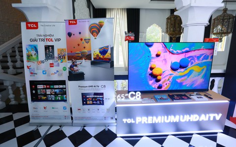 TCL ra mắt tivi Premium UHD AI C8 với công nghệ AI