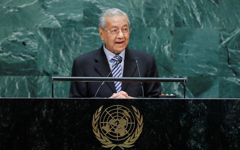 Ở Liên Hiệp Quốc, ông Mahathir cáo buộc Israel là 'nguồn cơn khủng bố'