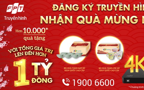 Nhận quà năm Canh Tý cùng Truyền hình FPT