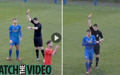 Video: 'Mới thấy lần đầu' khi trọng tài rút 3 thẻ cùng lúc để đuổi 1 cầu thủ