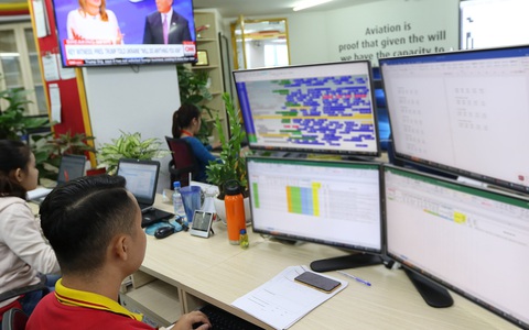 Vào 'trái tim' điều hành hãng bay Vietjet trong dịp Tết