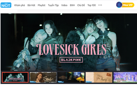 BlackPink tung 'The Album' và 'Lovesick Girls' trên NhacCuaTui