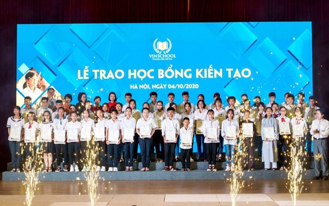 Thu hẹp khoảng cách giáo dục với học bổng kiến tạo của Vinschool