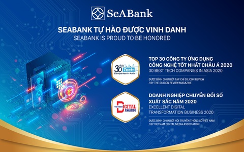 SeABank nhận giải thưởng chuyển đổi số Việt Nam