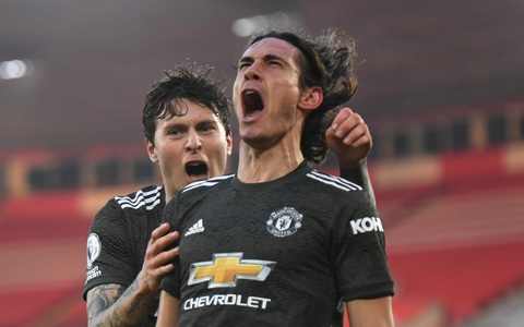 Cavani rực sáng khi vào sân, Man Utd thắng nghẹt thở Southampton