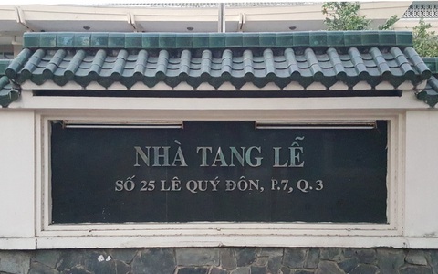 Nhà tang lễ thành phố 25 Lê Quý Đôn sẽ dừng hoạt động từ 29-12-2020