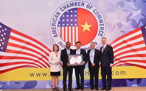 P&G Việt Nam 4 năm liền đạt giải thưởng Trách nhiệm Xã hội Doanh nghiệp từ AmCham