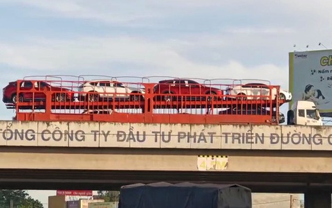 Tài xế lùi xe trên cao tốc TP.HCM - Long Thành - Dầu Giây nói chạy 'lố' đường
