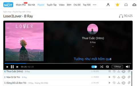 MV 'Do for love' lọt top 2 trending, B Ray ra mắt album 'Loser2Love'