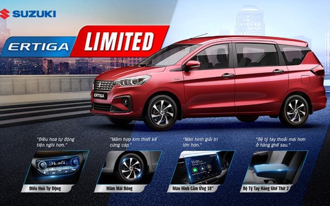 Ertiga Limited có gì mới để phục vụ khách Việt?