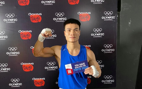 Võ sĩ boxing Nguyễn Văn Đương giành vé thứ 5 dự Olympic Tokyo 2020 cho VN
