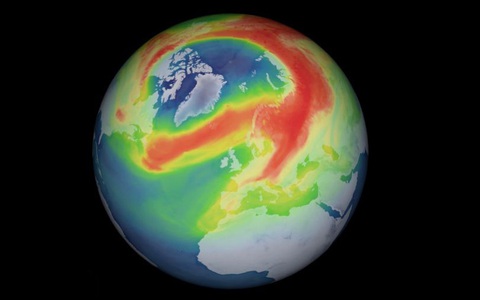 Lỗ thủng tầng ozone Nam Cực dần lành, ở Bắc Cực lớn kỷ lục