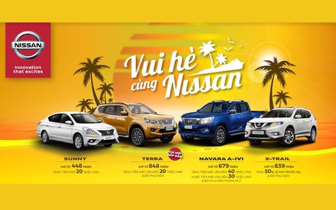 Chương trình ưu đãi dành cho khách hàng mua xe Nissan trong tháng 5-2020