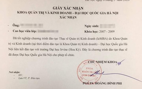 Trường bị xếp vào nhóm ĐH 'ma', học viên vẫn xin xác nhận tốt nghiệp