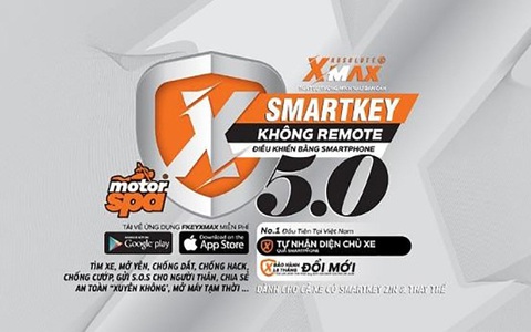 Motor Spa phát hành 1.000 Voucher giảm giá khi lắp bộ khóa Smartkey Xmax