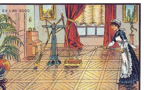 Bất ngờ khi ở thế kỷ 19, người ta đã vẽ máy bay trực thăng, máy lau nhà...