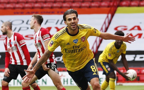 Thắng nghẹt thở Sheffield United ở phút bù giờ, Arsenal vào bán kết Cúp FA