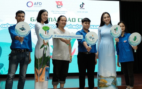 Cùng Hoa hậu Ngọc Hân làm clip 'Vì một Việt Nam xanh'