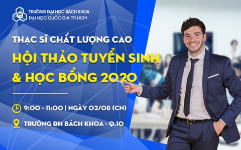 Trường ĐH Bách Khoa công bố học bổng thạc sĩ chất lượng cao 2020