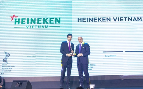 HEINEKEN Việt Nam tiếp tục là một trong những 'Nơi làm việc tốt nhất châu Á 2020'