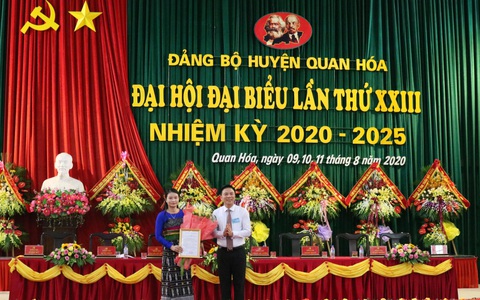 Thanh Hóa có bí thư Huyện ủy trẻ nhất tỉnh, nữ 39 tuổi người dân tộc Thái