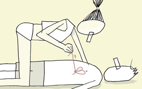 Những bức tranh với nét vẽ đơn giản để ai cũng có thể tự đặt tên cho riêng mình