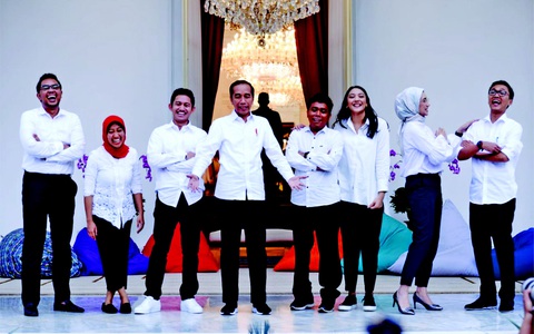 7 bạn trẻ làm cố vấn cho Tổng thống Indonesia để phụng sự tổ quốc