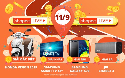 Shopee và AirPay khởi động chương trình ‘Thử Thách Săn Sale - 9 Ngày Vàng’